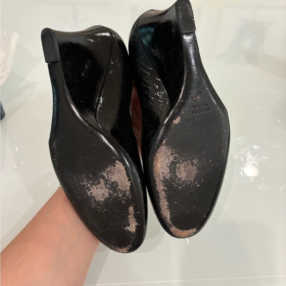 Gucci patent leather wedges - Picture 3 of 3